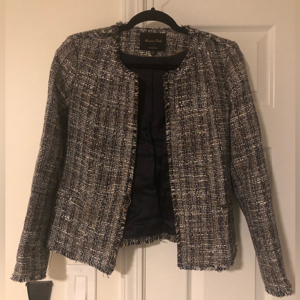 Massimo Dutti Tweed Blazer